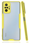 Xiaomi Redmi Note 10 Pro Kılıf Platin Silikon - Sarı