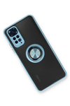 Xiaomi Redmi Note 11 Kılıf Montreal Yüzüklü Silikon Kapak - Buz Mavi