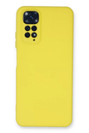 Xiaomi Redmi Note 11 Kılıf Nano içi Kadife Silikon - Sarı