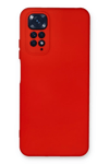 Xiaomi Redmi Note 11 Kılıf Nano içi Kadife Silikon - Kırmızı