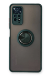 Xiaomi Redmi Note 11 Pro Kılıf Montreal Yüzüklü Silikon Kapak - Yeşil