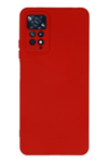 Xiaomi Redmi Note 11 Pro Kılıf Nano içi Kadife Silikon - Kırmızı