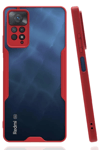 Xiaomi Redmi Note 11 Pro Kılıf Platin Silikon - Kırmızı