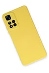 Xiaomi Redmi Note 11 Pro Plus 5G Kılıf Nano içi Kadife Silikon - Sarı