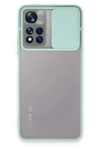 Xiaomi Redmi Note 11 Pro Plus 5G Kılıf Palm Buzlu Kamera Sürgülü Silikon - Turkuaz