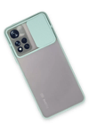 Xiaomi Redmi Note 11 Pro Plus 5G Kılıf Palm Buzlu Kamera Sürgülü Silikon - Turkuaz