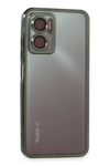 Xiaomi Redmi Note 11E Kılıf Lensli Silikon - Yeşil