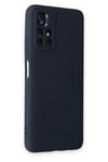 Xiaomi Redmi Note 11T Kılıf Nano içi Kadife Silikon - Lacivert