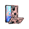 Xiaomi Redmi Note 11T Kılıf Sofya Yüzüklü Silikon Kapak - Rose