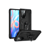 Xiaomi Redmi Note 11T Kılıf Sofya Yüzüklü Silikon Kapak - Siyah