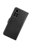 Xiaomi Redmi Note 11T Kılıf Trend S Plus Kapaklı Kılıf - Siyah