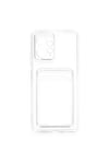 Xiaomi Redmi Note 12 4G Kılıf Kart Şeffaf Silikon - Şeffaf
