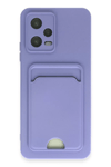 Xiaomi Redmi Note 12 4G Kılıf Kelvin Kartvizitli Silikon - Lila