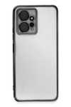 Xiaomi Redmi Note 12 4G Kılıf Lensli Silikon - Siyah