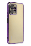 Xiaomi Redmi Note 12 4G Kılıf Lensli Silikon - Mor