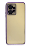 Xiaomi Redmi Note 12 4G Kılıf Lensli Silikon - Mor