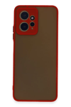 Xiaomi Redmi Note 12 4G Kılıf Montreal Silikon Kapak - Kırmızı