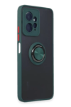 Xiaomi Redmi Note 12 4G Kılıf Montreal Yüzüklü Silikon Kapak - Yeşil