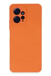 Xiaomi Redmi Note 12 4G Kılıf Nano içi Kadife Silikon - Turuncu