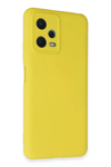 Xiaomi Redmi Note 12 5G Kılıf Nano içi Kadife Silikon - Sarı