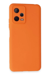 Xiaomi Redmi Note 12 5G Kılıf Nano içi Kadife Silikon - Turuncu