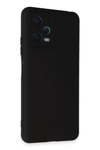 Xiaomi Redmi Note 12 5G Kılıf Nano içi Kadife Silikon - Siyah