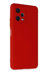 Xiaomi Redmi Note 12 5G Kılıf Nano içi Kadife Silikon - Kırmızı