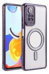 Xiaomi Redmi Note 12 Pro 4G Joke Simli Magneticsafe Kılıf - Derin Mor