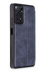 Xiaomi Redmi Note 12 Pro 4G Kılıf Flip Cover - Lacivert