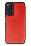 Xiaomi Redmi Note 12 Pro 4G Kılıf Flip Cover - Kırmızı