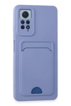 Xiaomi Redmi Note 12 Pro 4G Kılıf Kelvin Kartvizitli Silikon - Lila