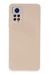 Xiaomi Redmi Note 12 Pro 4G Kılıf Nano içi Kadife Silikon - Pudra