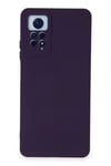 Xiaomi Redmi Note 12 Pro 4G Kılıf Nano içi Kadife Silikon - Mor