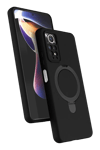 Xiaomi Redmi Note 12 Pro 4G Regal Magsafe Standlı Kapak - Siyah