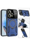 Xiaomi Redmi Note 12 Pro 5G Kılıf Joy Lens Standlı Kapak - Mor