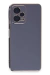 Xiaomi Redmi Note 12 Pro Plus Kılıf Volet Silikon - Mavi