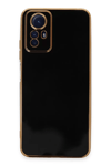 Xiaomi Redmi Note 12S Kılıf Volet Silikon - Siyah