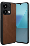 Xiaomi Redmi Note 13 4G Kılıf Aras Deri Kapak - Taba