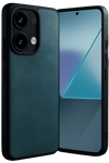 Xiaomi Redmi Note 13 4G Kılıf Aras Deri Kapak - Koyu Yeşil