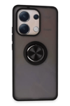 Xiaomi Redmi Note 13 4G Kılıf Montreal Yüzüklü Silikon Kapak - Siyah