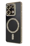 Xiaomi Redmi Note 13 Pro 4G Joke Simli Magneticsafe Kılıf - Gold