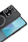 Xiaomi Redmi Note 13 Pro 4G Joke Simli Magneticsafe Kılıf - Siyah