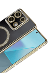 Xiaomi Redmi Note 13 Pro 4G Joke Simli Magneticsafe Kılıf - Gold