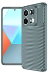 Xiaomi Redmi Note 13 Pro 4G Kılıf Auto Focus Karbon Kapak - Gri