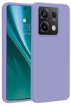 Xiaomi Redmi Note 13 Pro 4G Kılıf First Silikon - Lila
