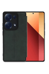 Xiaomi Redmi Note 13 Pro 4G Kılıf Flip Cover - Koyu Yeşil