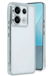 Xiaomi Redmi Note 13 Pro 4G Kılıf Lensli Silikon - Gümüş