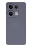 Xiaomi Redmi Note 13 Pro 4G Kılıf Nano içi Kadife Silikon - Gri