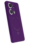 Xiaomi Redmi Note 13 Pro 4G Regal Magsafe Standlı Kapak - Derin Mor