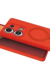Xiaomi Redmi Note 13 Pro 4G Regal Magsafe Standlı Kapak - Turuncu